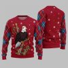 Eagle With Christmas Hat Ugly Sweater 2025 Christmas 3