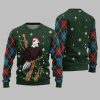 Eagle With Christmas Hat Ugly Sweater 2025 Christmas 5