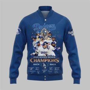 Dodgers 2025 World Series Champions Back 2 Back Jacket 1