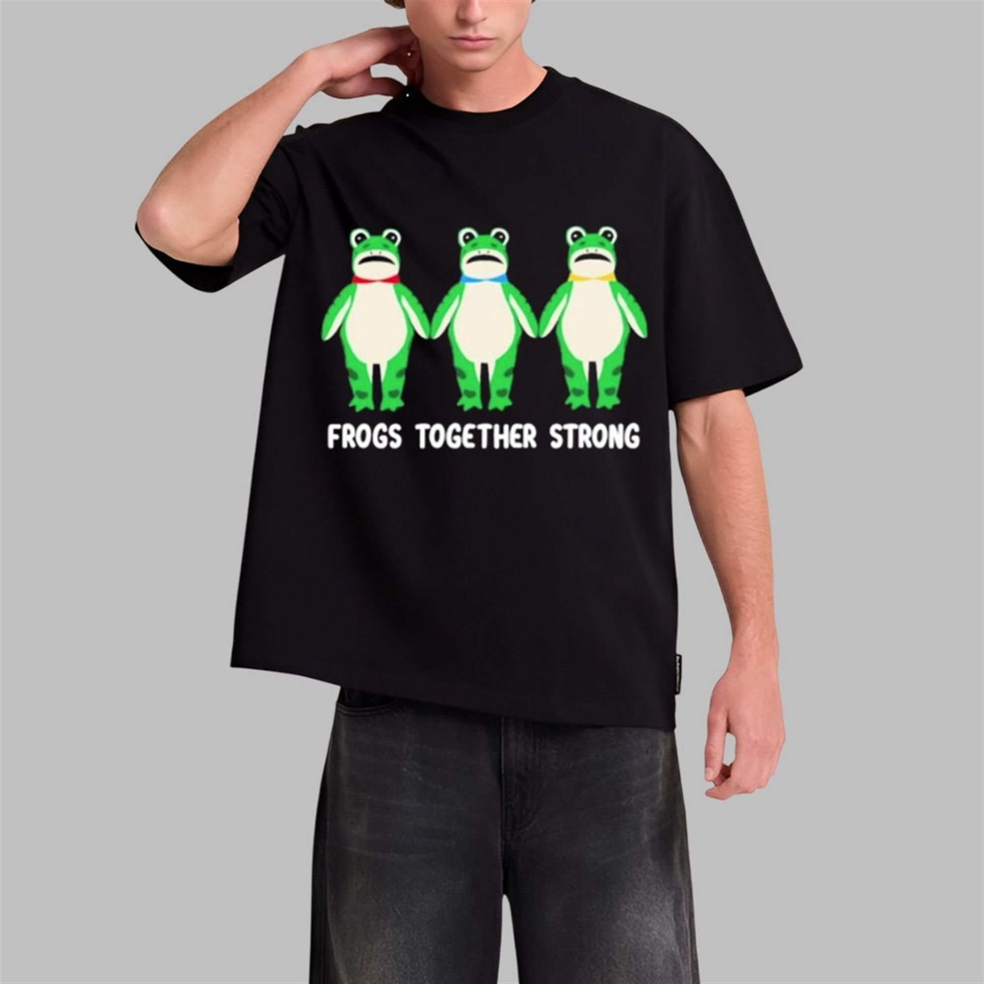 Frogs Together Strong Portland Frog Protest Anti ICE Shirt 0 1 Frogs Together Strong Portland Frog Protest Anti ICE Shirt 0 1