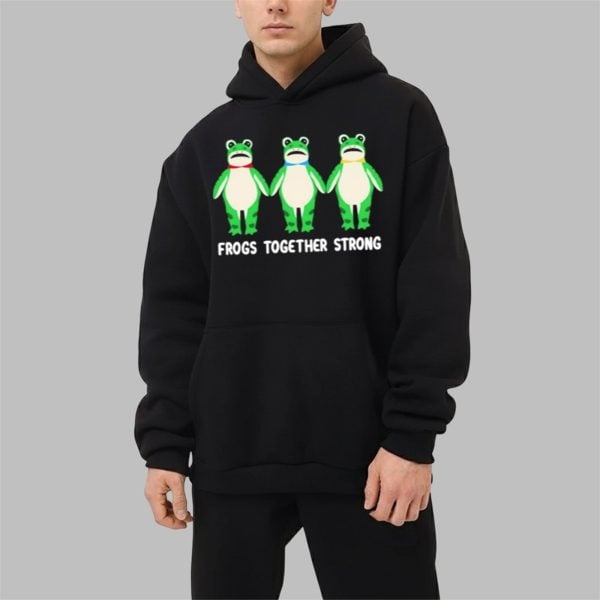Frogs Together Strong Portland Frog Protest Anti ICE Shirt 2 1