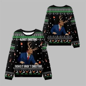 2025 Christmas Reindeer Man Ugly Christmas Sweater 1 1