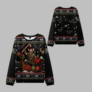2025 Christmas Vikings Celebrate Ugly Sweater 1 1
