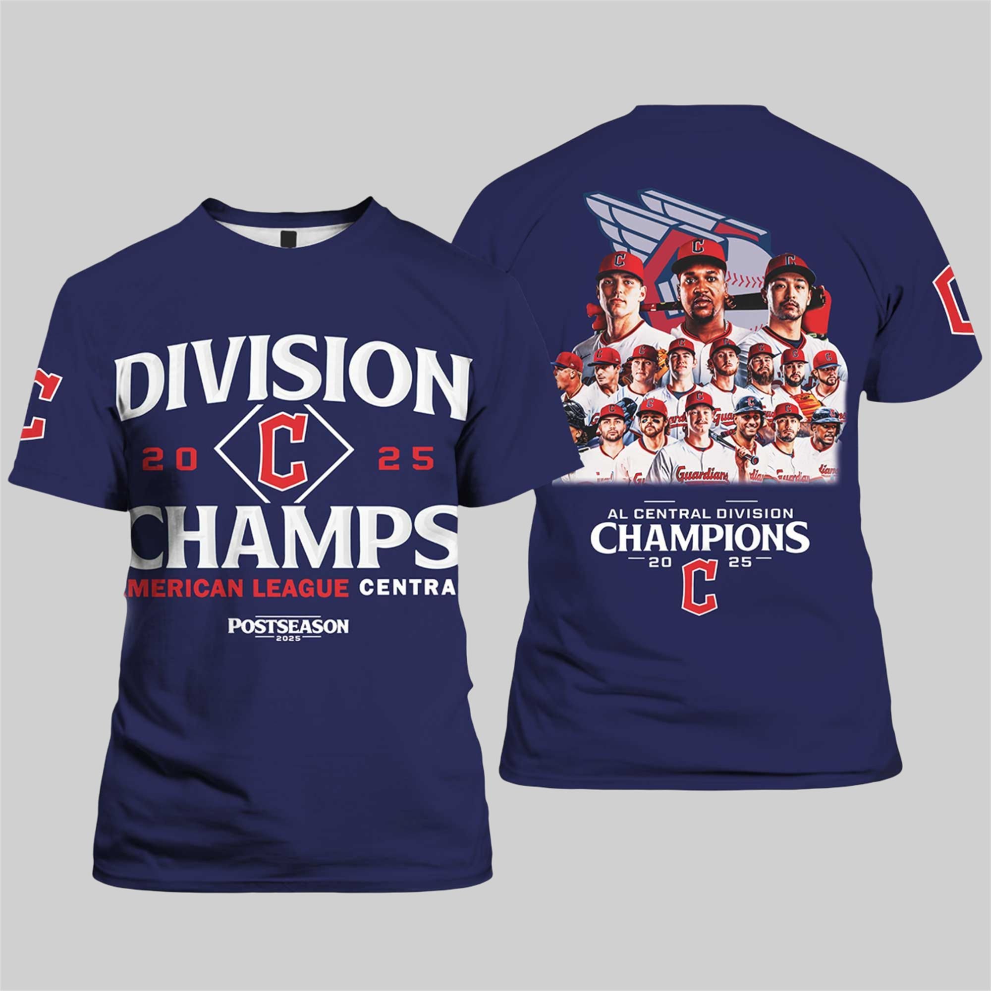Guardians 2025 AL Central Division Champions Shirt Guardians 2025 AL Central Division Champions Shirt
