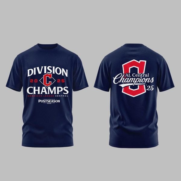 Guardians Division Champs AL Central Champions Postseason 2025 Shirt 1