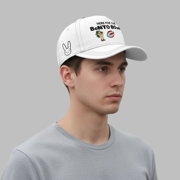 Here For The Benito Bowl Super Bowl Bad Bunny Hat 2