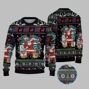 2025 Christmas Santa United States Postal Service Christmas Ugly Sweater 1 1