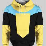 Invincible Halloween Cosplay Mark Grayson Costume Hoodie