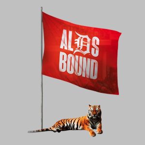 20 Tigers ALDS Bound 2025 Flag 1