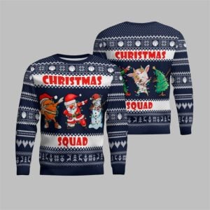 2025 Christmas Squad Ugly Christmas Sweater 1 1