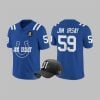 Jim Irsay Colts Blue Heart Football Jersey 1 1