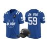 Jim Irsay Colts Blue Heart Football Jersey 1 2