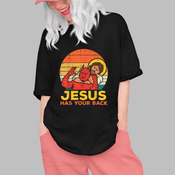 Joe Biggs Jesus Has Your Back Shirt 0 1