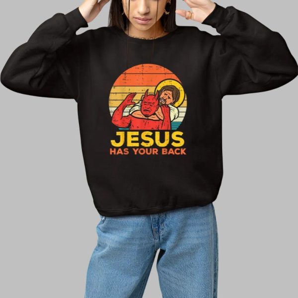 Joe Biggs Jesus Has Your Back Shirt 1 1