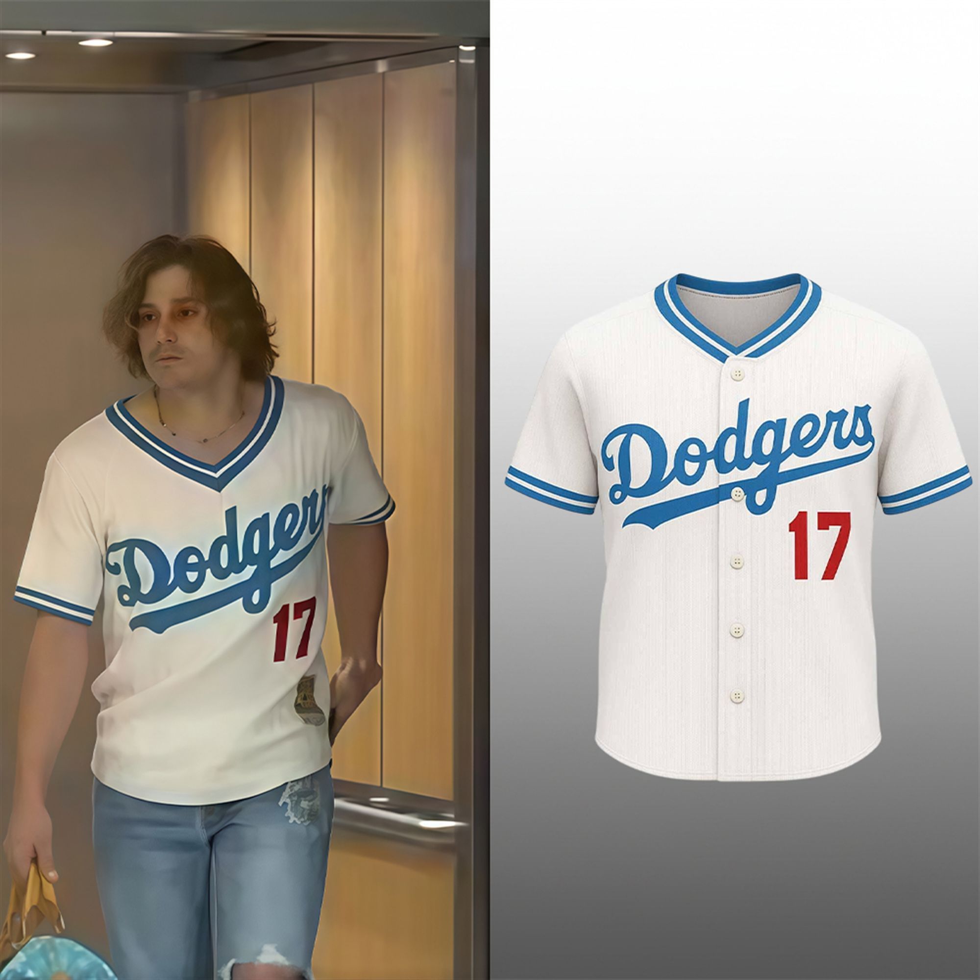 Kike Hernandez Dodgers 17 Jersey 3 Kike Hernandez Dodgers 17 Jersey 3