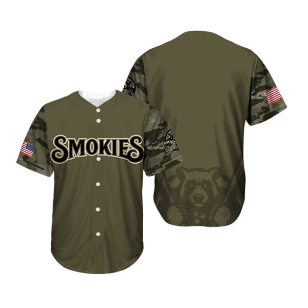 Knoxville Smokies Military Appreciation 2025 Jersey 1 2