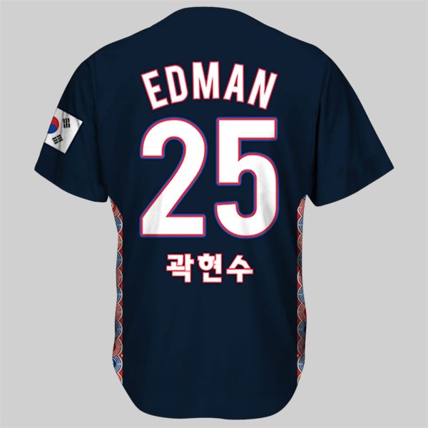 Korean Heritage Night Los Angeles Dodgers Baseball Jersey 3