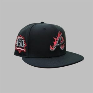 2025 Braves Fire Flame 150th Anniversary Hat 1 1