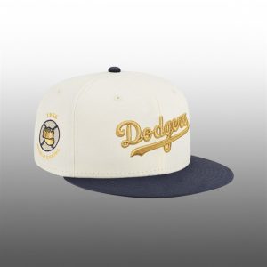Brooklyn Dodgers Chrome Blue 2 Tone 1955 World Series Hat 1 1