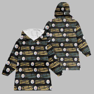 2025 Pittsburgh Football Blanket Hoodie 1