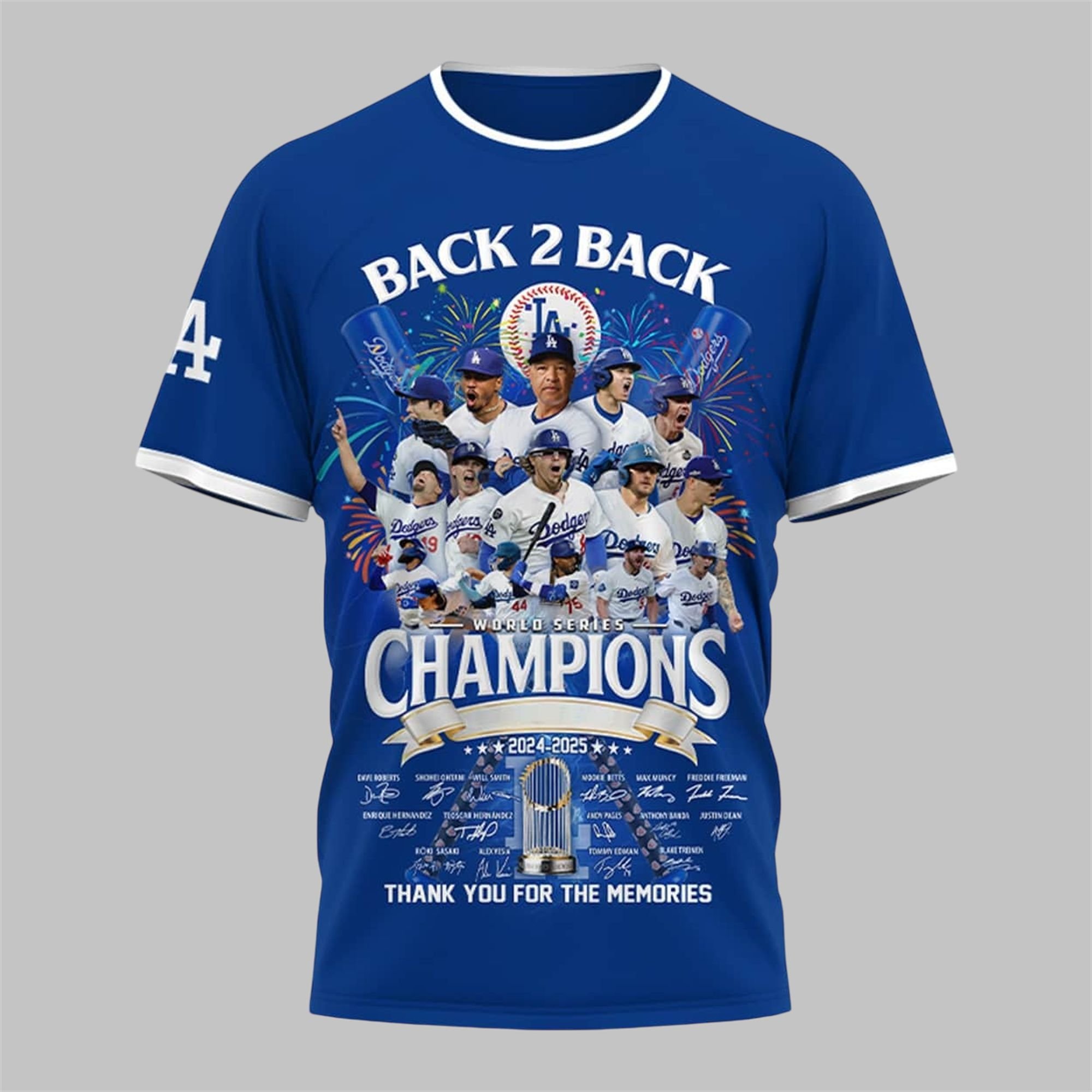 LA Dodgers Back 2 Back World Series Champions 2024 2025 Shirt 1 LA Dodgers Back 2 Back World Series Champions 2024 2025 Shirt 1