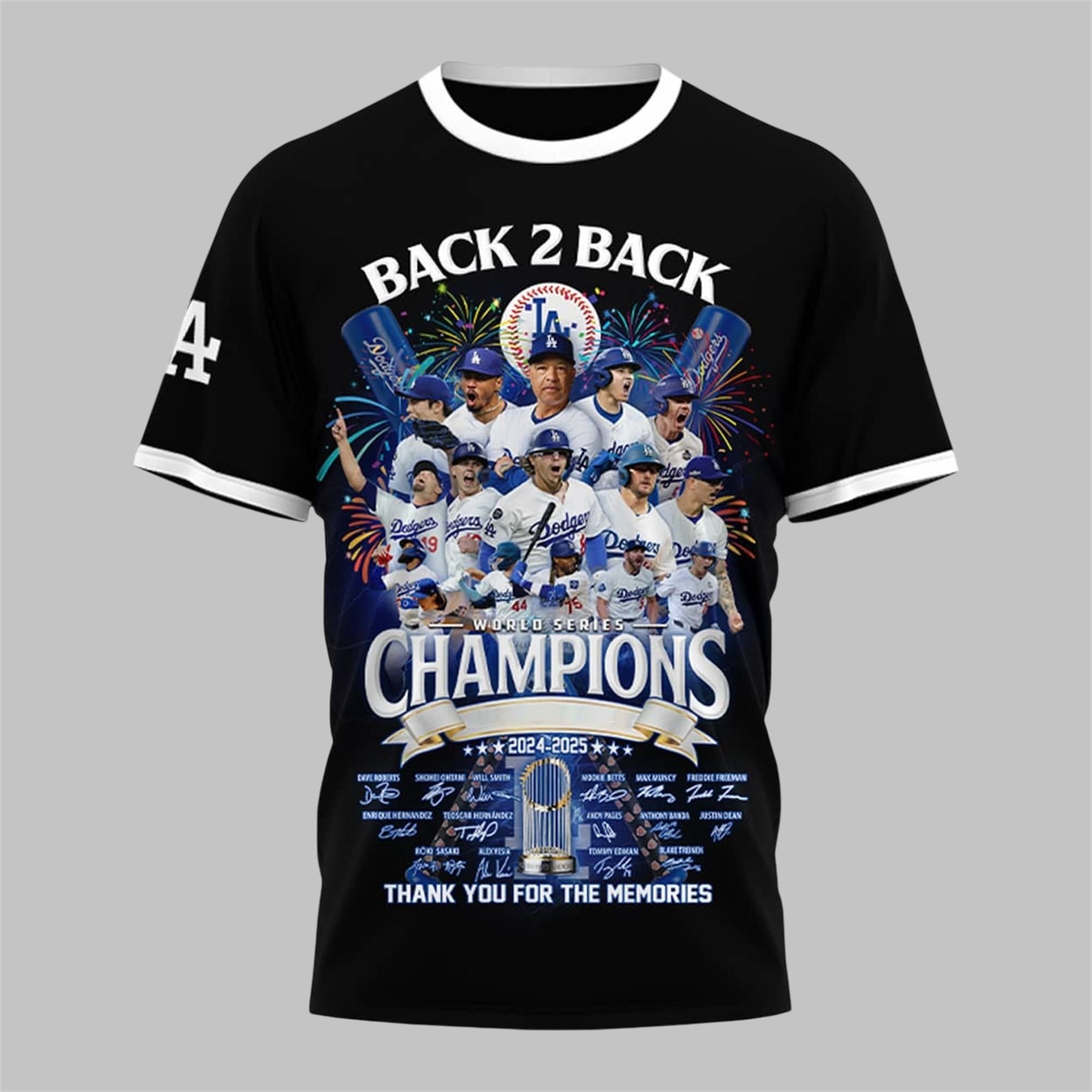 LA Dodgers Back 2 Back World Series Champions 2024 2025 Shirt 3 LA Dodgers Back 2 Back World Series Champions 2024 2025 Shirt 3