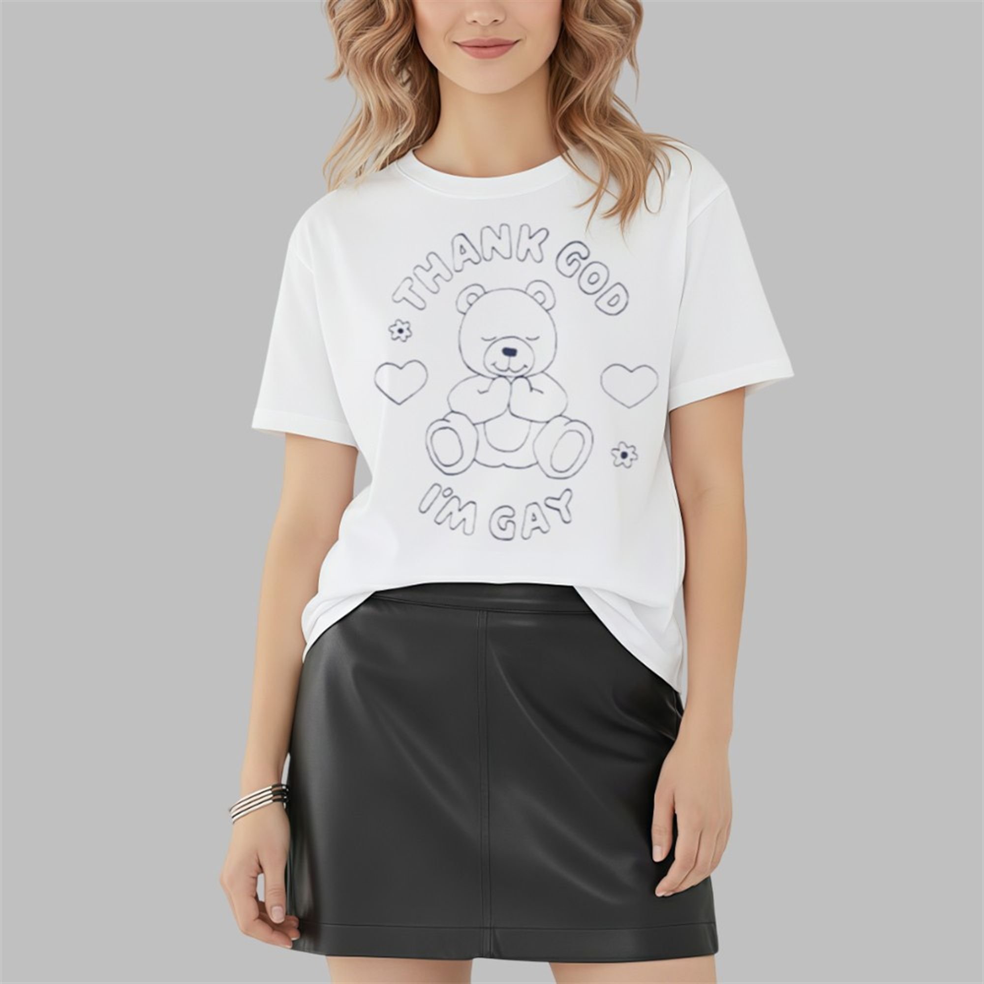 Lili Reinhart Thank God I'm Gay Shirt Lili Reinhart Thank God I'm Gay Shirt
