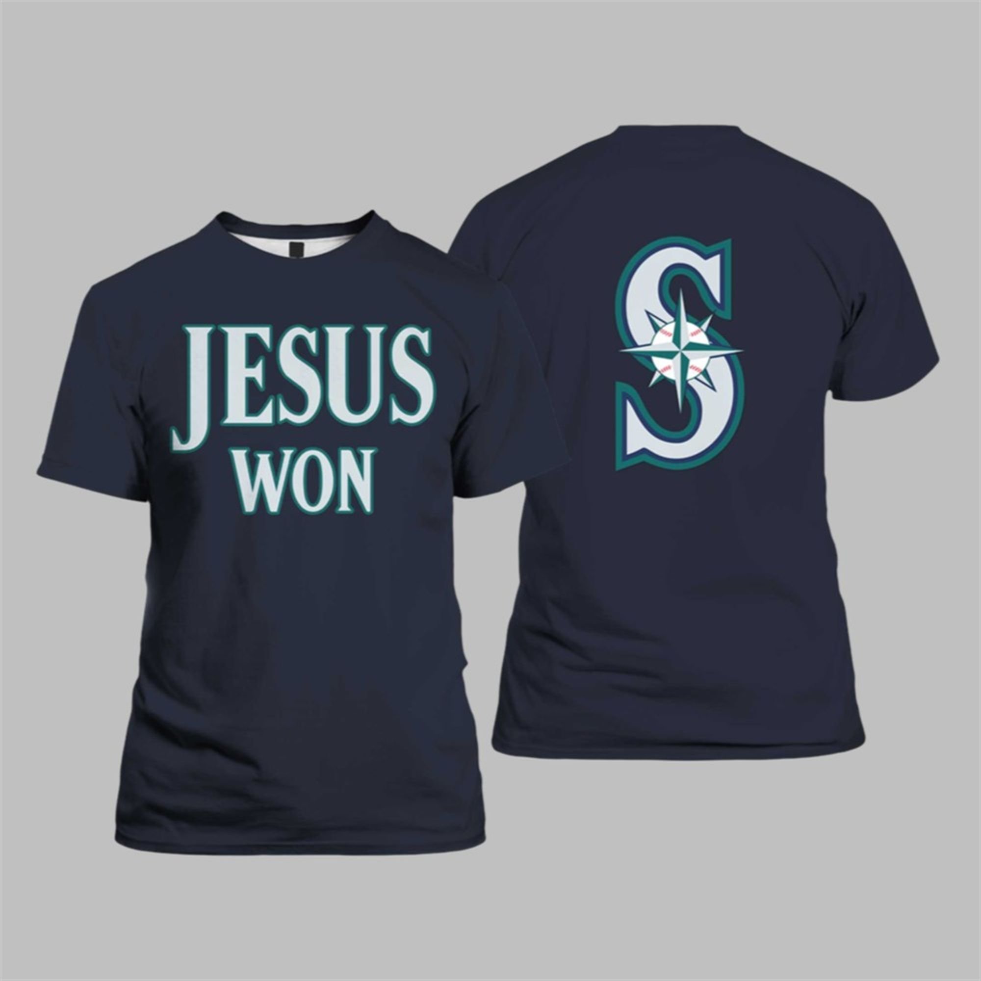 Logan Gilbert Jesus Won Mariners Shirt Logan Gilbert Jesus Won Mariners Shirt