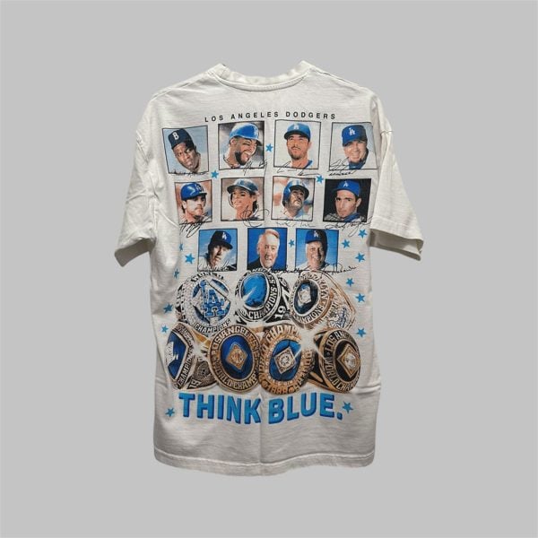 Los Angeles Dodgers Think Blue Shirt 0 1