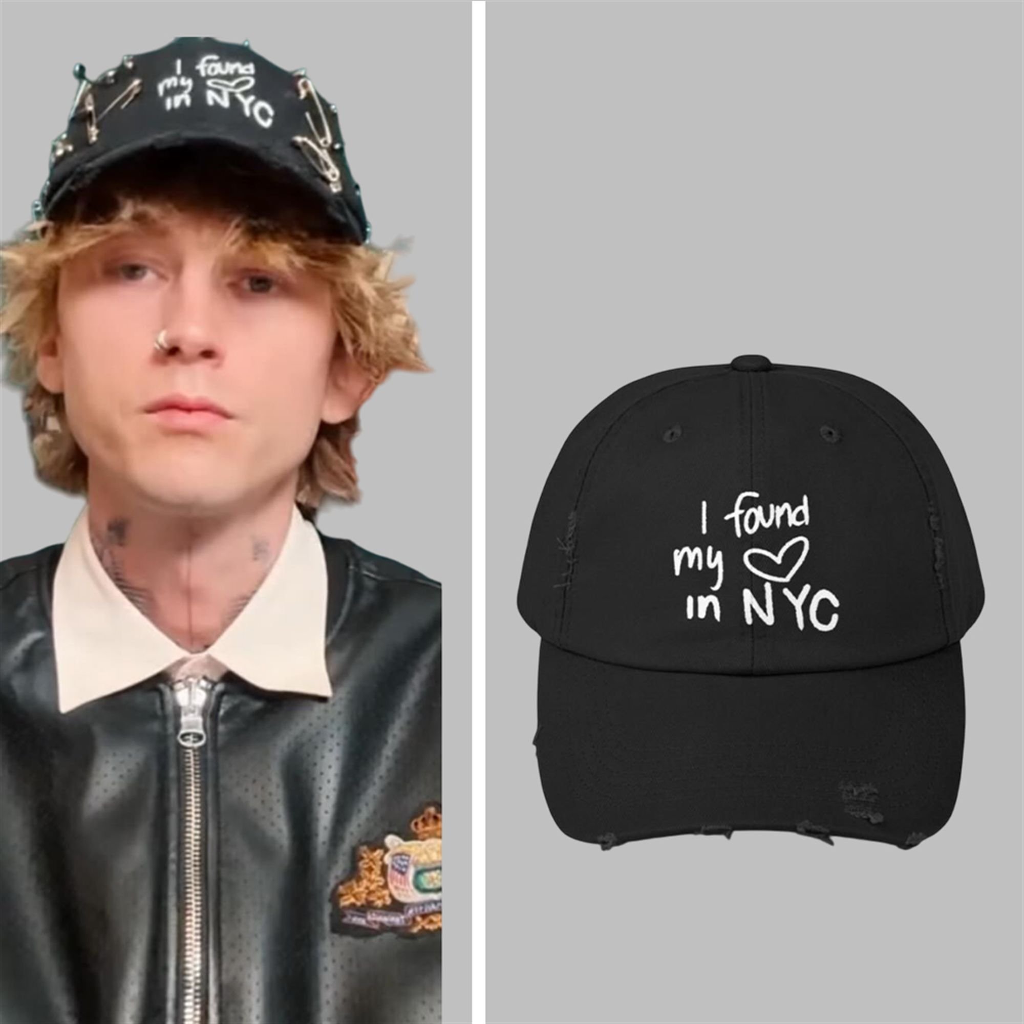 Machine Gun Kelly I Found My Heart In NYC Hat 2 Machine Gun Kelly I Found My Heart In NYC Hat 2