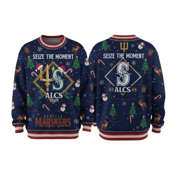 Mariners Seize The Moment ALCS 2025 Ugly Christmas Sweater 1 2