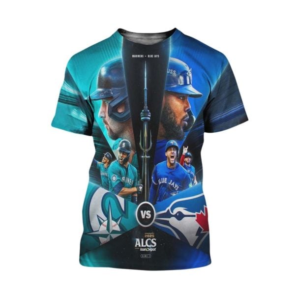 Matchup Mariners VS Blue Jays For ALCS 2025 Shirt 1 2
