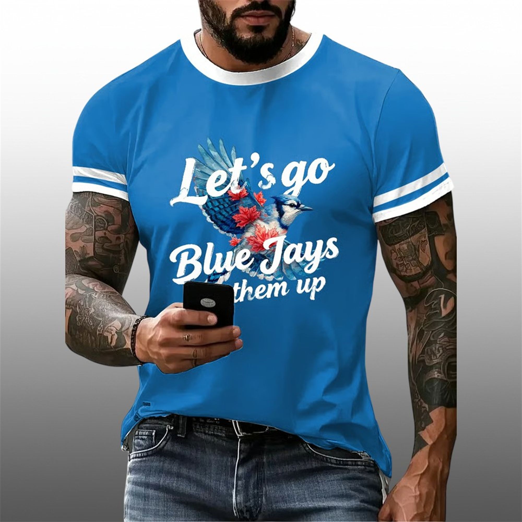 Men's 2025 Let's Go Blue Jays Short Sleeve T-Shirt Men's 2025 Let's Go Blue Jays Short Sleeve T-Shirt