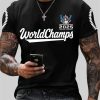 Men's Blue Jays 2025 World Champs Print Casual T-Shirt 6 Mens Blue Jays 2025 World Champs Print Casual T Shirt 2
