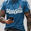 Men's Blue Jays 2025 World Champs Print Casual T-Shirt 7 Mens Blue Jays 2025 World Champs Print Casual T Shirt 3
