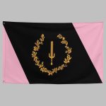 Monaleo Black American Princess Heritage Flag