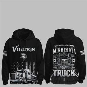 0 Vikings Truck Driver Appreciation Night Game 2025 Hoodie