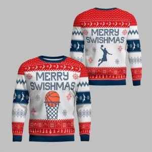 2025 Christmas Merry Swishmas Ugly Sweater 1 1