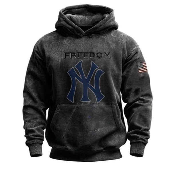 NY Yankees Freedom Flag 2025 Hoodie 1 2
