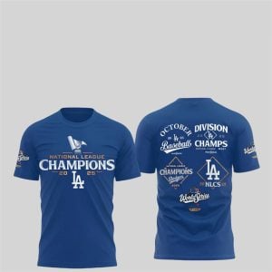 8 Dodgers NATIONAL LEAGUE CHAMPIONS 2025 Shirt