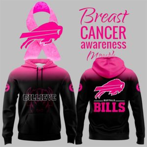 Bills 2025 October Breast Cancer Awareness Month Hoodie