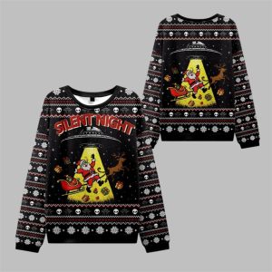 2025 Christmas Santa Claus Was Kidnapped By Aliens Ugly Sweater 1 1