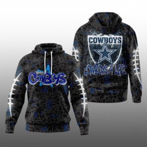 2025 Cowboys Graffiti For Life Hoodie 1 1