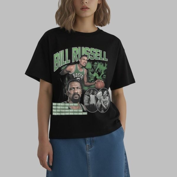 Patriots Christian Gonzalez Bill Russell Shirt 0 2