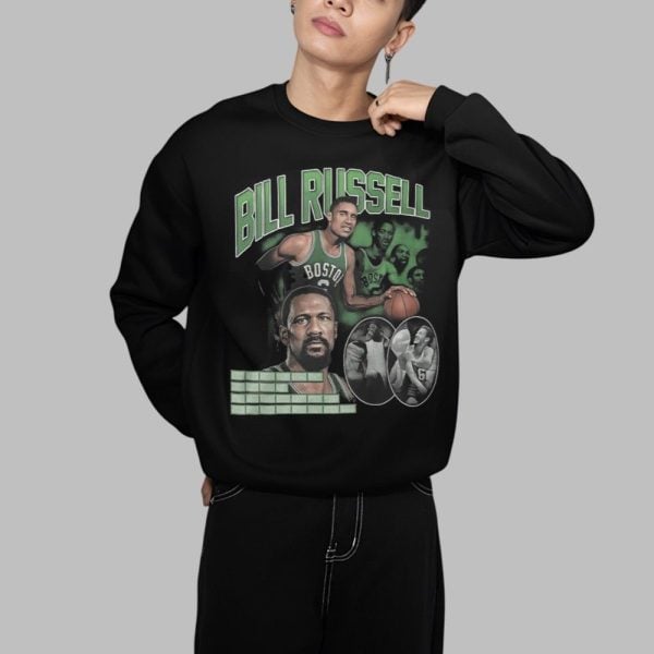 Patriots Christian Gonzalez Bill Russell Shirt 1 1