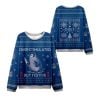 Penguin Overstimulated but Festive Ugly Sweater 2025 Christmas 1 2