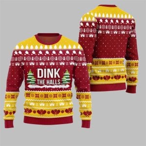2025 Christmas Dink the Halls Ugly Christmas Sweater 5