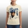 Puka Nacua Bean Kobe Bryant Dodgers 24 Black Mamba Shirt 3