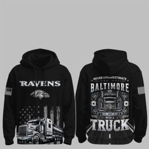 0 Ravens Truck Driver Appreciation Night Game 2025 Hoodie
