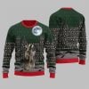 Raccoon Look At Moon Funny Ugly Sweater 2025 Christmas 3